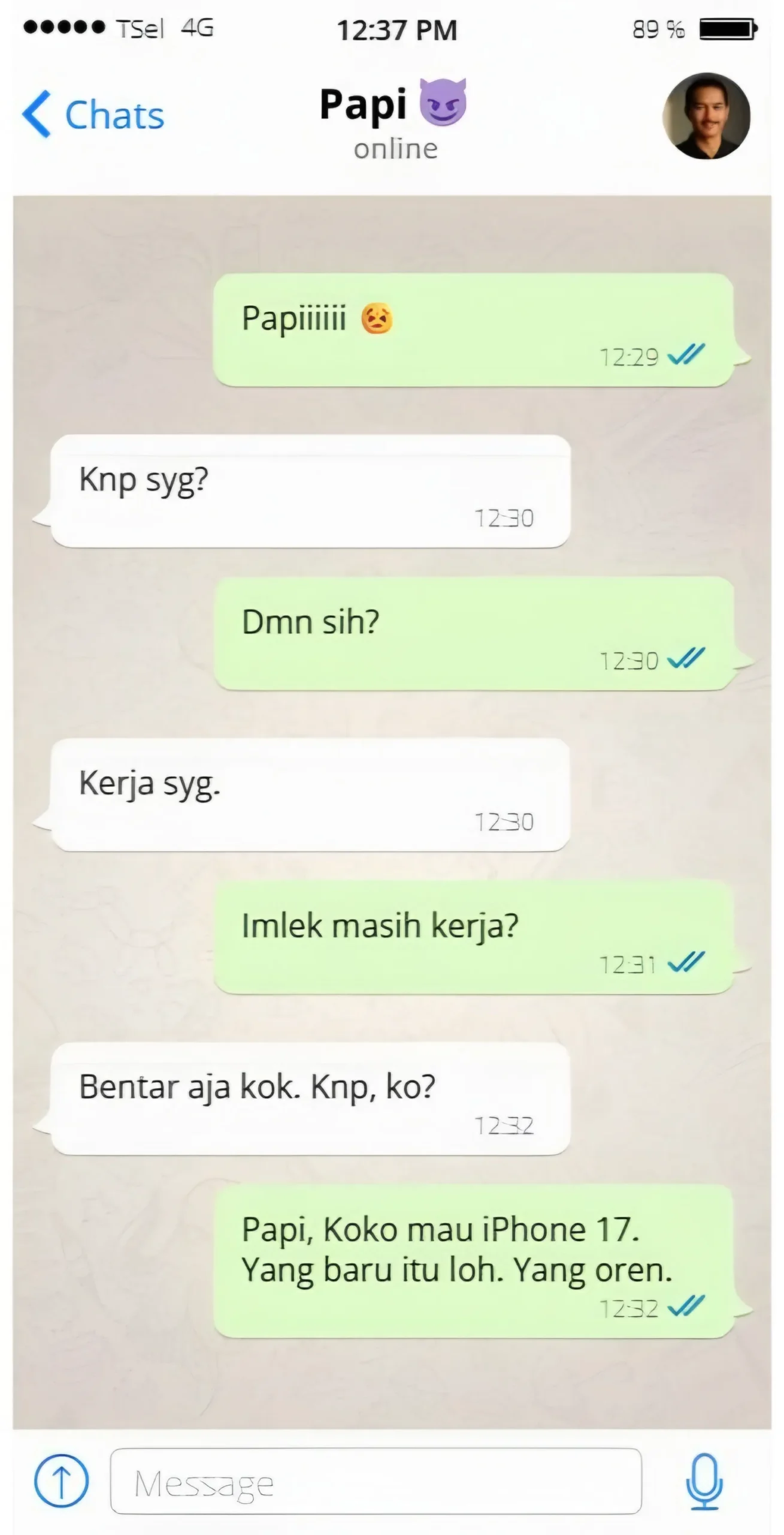 "Papi, Koko Mau Hape Baru" - Gambar 4